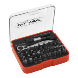 38 - pc. Mini Ratchet Screw and Hardware Driver Bit Set - Cal-Hawk ASDM38P