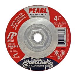 1 - pc. T-27 Pearl Abrasive 4-1/2" Aluminum Oxide Metal Grinding Wheel