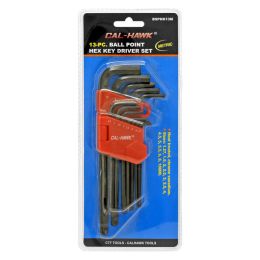 13-pc. Ball Point Hex Key Set - Metric