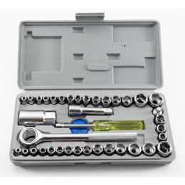 40-pc. 1/4" & 3/8" Drive Socket Set