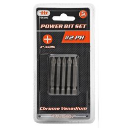 5-pc. Power Phillips Bit Set