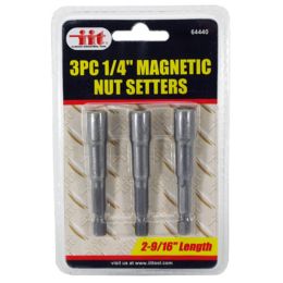 3-pc. 1/4" Magnetic Nut Setters