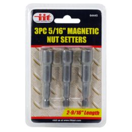 3-pc. 5/16" Magnetic Nut Setters