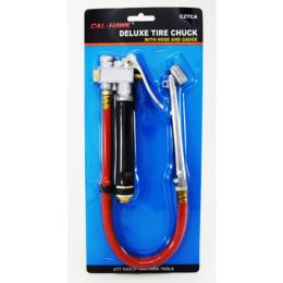 Deluxe Tire Chuck with Hose and Gauge