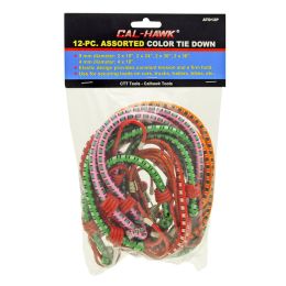 12-pc. Assorted Color Tie Downs